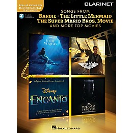 Hal Leonard Songs from Barbie, The Little Mermaid, The Super Mario Bros. Movie, and More Top Movies for Clarinet Instrumental Play-Along Book/Audio Online
