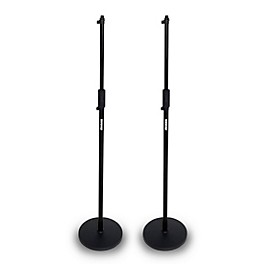 Shure Shure Round 10" Base Mic Stand With Standard Height-Adjustable Twist Clutch 2-Pack