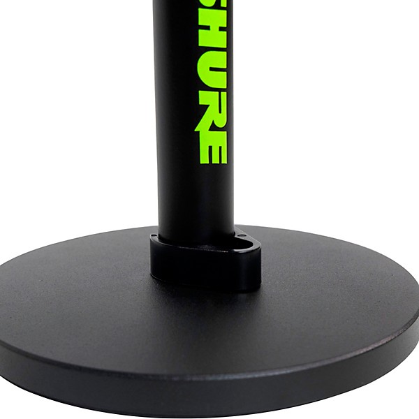 Shure Shure Round 6" Base Desktop Mic Stand With Standard Height-Adjustable Twist Clutch 4-Pack