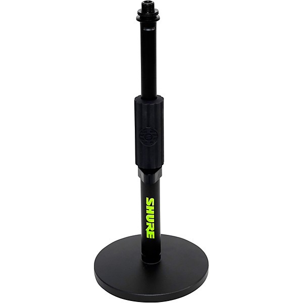 Shure Shure Round 6" Base Desktop Mic Stand and Compact Low-Profile Mic Stand With Single-Section Boom Set