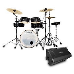Zildjian ALCHEM-E Bronze EX Electronic Drum Kit with Simmons DA2112 Amp