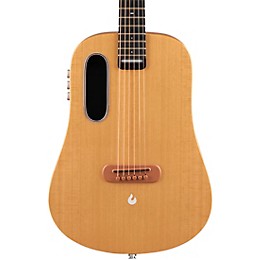 LAVA MUSIC ME Air Spruce 36" Acoustic-Electric Guitar with Airflow Bag Natural