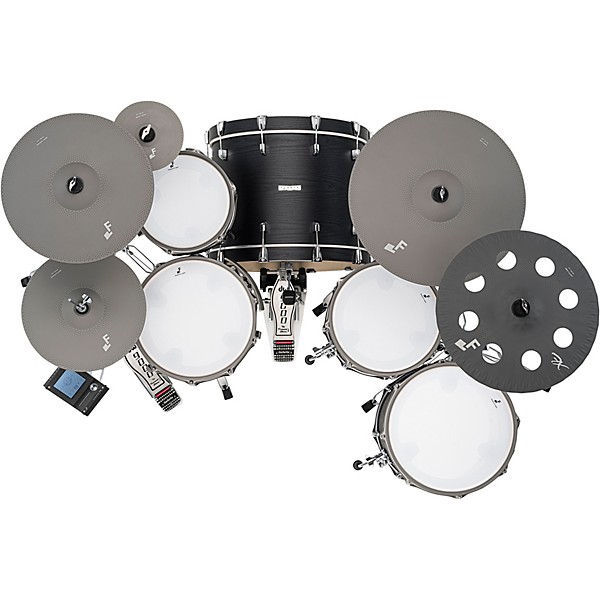 EFNOTE 7X Acoustic Designed Electronic Drum Set Black Oak Wrap