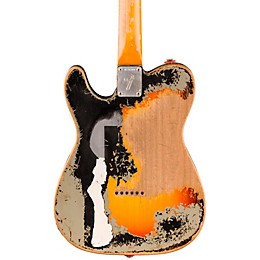 Fender Custom Shop Joe Strummer Telecaster Limited Edition Electric Guitar Master Built By Paul Waller Aged Black over 3-Color Sunburst