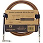 Traveler Guitar Traveler Guitar Braided Straight to Angle Instrument Cable 10 ft. Black/Rust