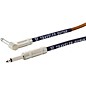 Traveler Guitar Traveler Guitar Braided Straight to Angle Instrument Cable 10 ft. Black/Rust