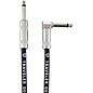 Traveler Guitar Traveler Guitar Braided Straight to Angle Instrument Cable 10 ft. Black/Rust
