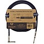 Traveler Guitar Traveler Guitar Braided Straight to Angle Instrument Cable 10 ft. Black