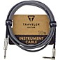 Traveler Guitar Traveler Guitar Braided Straight to Angle Instrument Cable 10 ft. Silver thumbnail