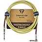 Traveler Guitar Traveler Guitar Braided Straight to Angle Instrument Cable 10 ft. Tweed thumbnail