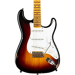 Fender Custom Shop Guitar Center Limited-Edition 70th Anniversary 1954 Stratocaster Relic Electric Guitar Wide Fade 2-Color Sunburst