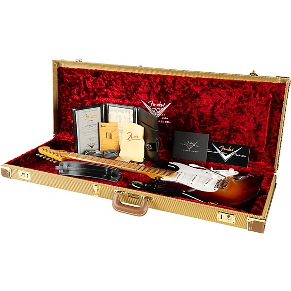 Fender Custom Shop Guitar Center Limited-Edition 70th Anniversary 1954 Stratocaster Relic Electric Guitar Wide Fade 2-Colo...