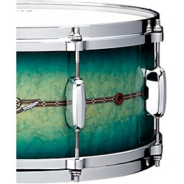 TAMA STAR Maple Snare Drum 14 x 6.5 in. Cerulean Birds Eye Maple Burst