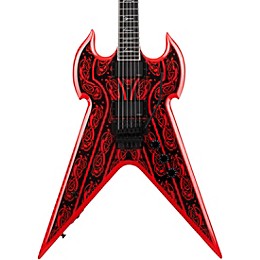 Wylde Audio Warhammer FR Norse Dragon Pinstripe Electric Guitar Red