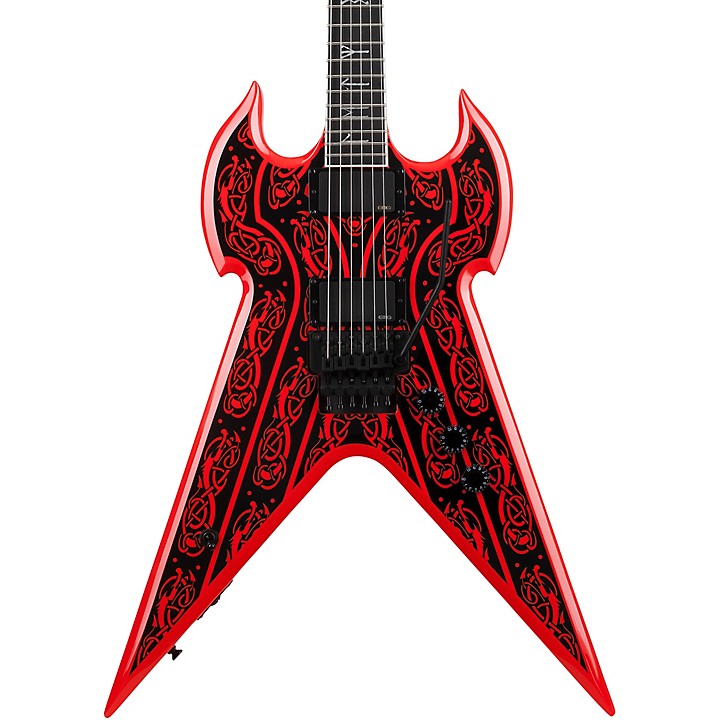 Red　Guitar　and　The　Truth Open Box Wylde Audio Warhammer FR Norse Dragon Pinstripe