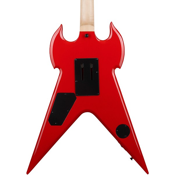 Wylde Audio Warhammer FR Norse Dragon Pinstripe Electric Guitar Red