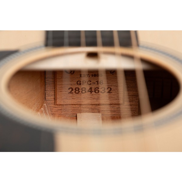 Martin GPC-16E 16 Series Mahogany Left-Handed Grand Performance Acoustic-Electric Guitar Natural