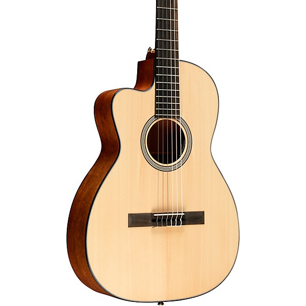 Martin 000C12-16E 16 Series Rosewood Left-Handed Nylon-String Classical Acoustic-Electric Guitar Natural