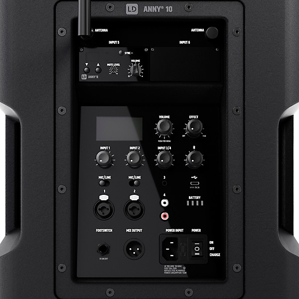 LD Systems ANNY 10 Portable Battery-Powered Speaker With Wireless Headset Mic B5.1