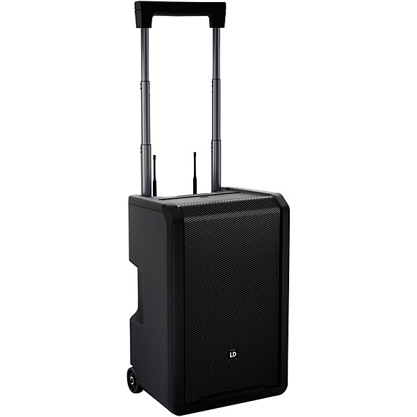 LD Systems ANNY 10 Portable Battery-Powered Speaker With Dual Wireless Handheld Mics B4.7