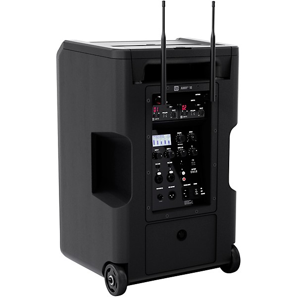 LD Systems ANNY 10 Portable Battery-Powered Speaker With Dual Wireless Headset Mics B5.1
