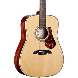 Alvarez MD610E Herringbone Dreadnought Acoustic-Electric Guitar Natural