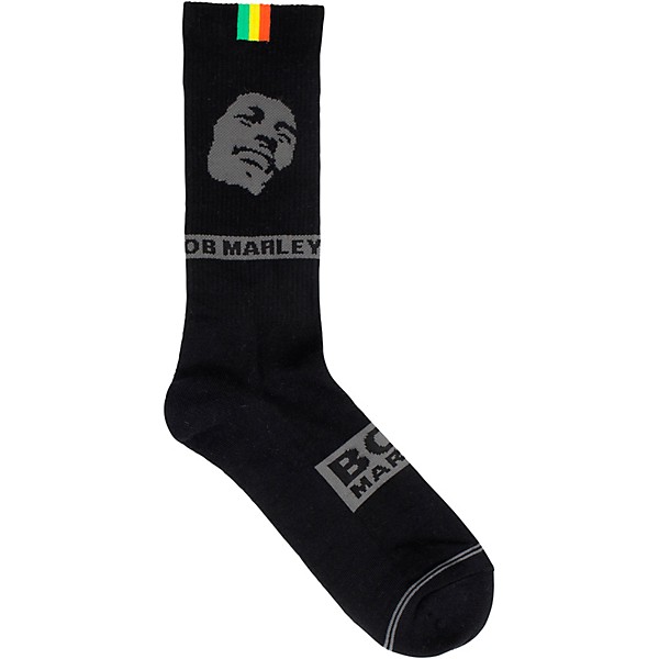 Perri's Perri's Bob Marley Silhouette Crew Socks Black