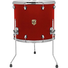 SJC Drums Tour Series Add-On Floor Tom With Chrome Hardware 16 x 18 in. Tuscan Red