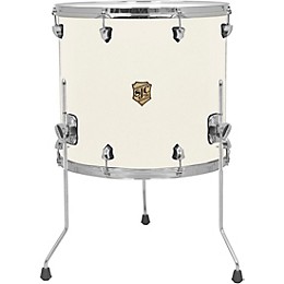 SJC Drums Tour Series Add-On Floor Tom With Chrome Hardware 16 x 18 in. Antique White