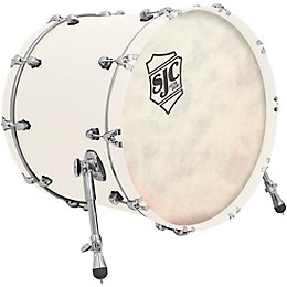 SJC Drums Tour Series Add-On Bass Drum With Chrome Hardware 18 x 22 in. Antique White