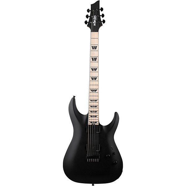 Schecter Guitar Research C-1 SLS Custom Maple Fingerboard Electric Guitar Satin Black