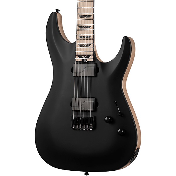 Schecter Guitar Research C-1 SLS Custom Maple Fingerboard Electric Guitar Satin Black