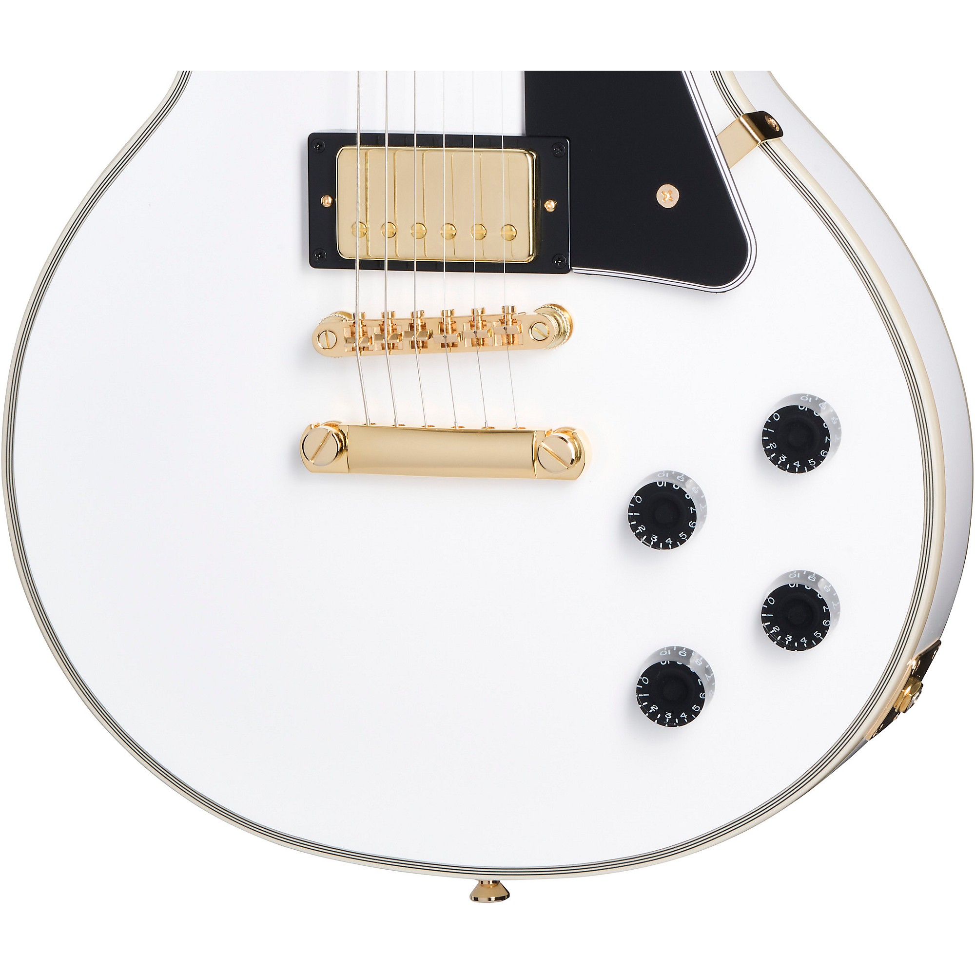 Epiphone Les Paul Custom Electric Guitar Alpine White | Guitar Center