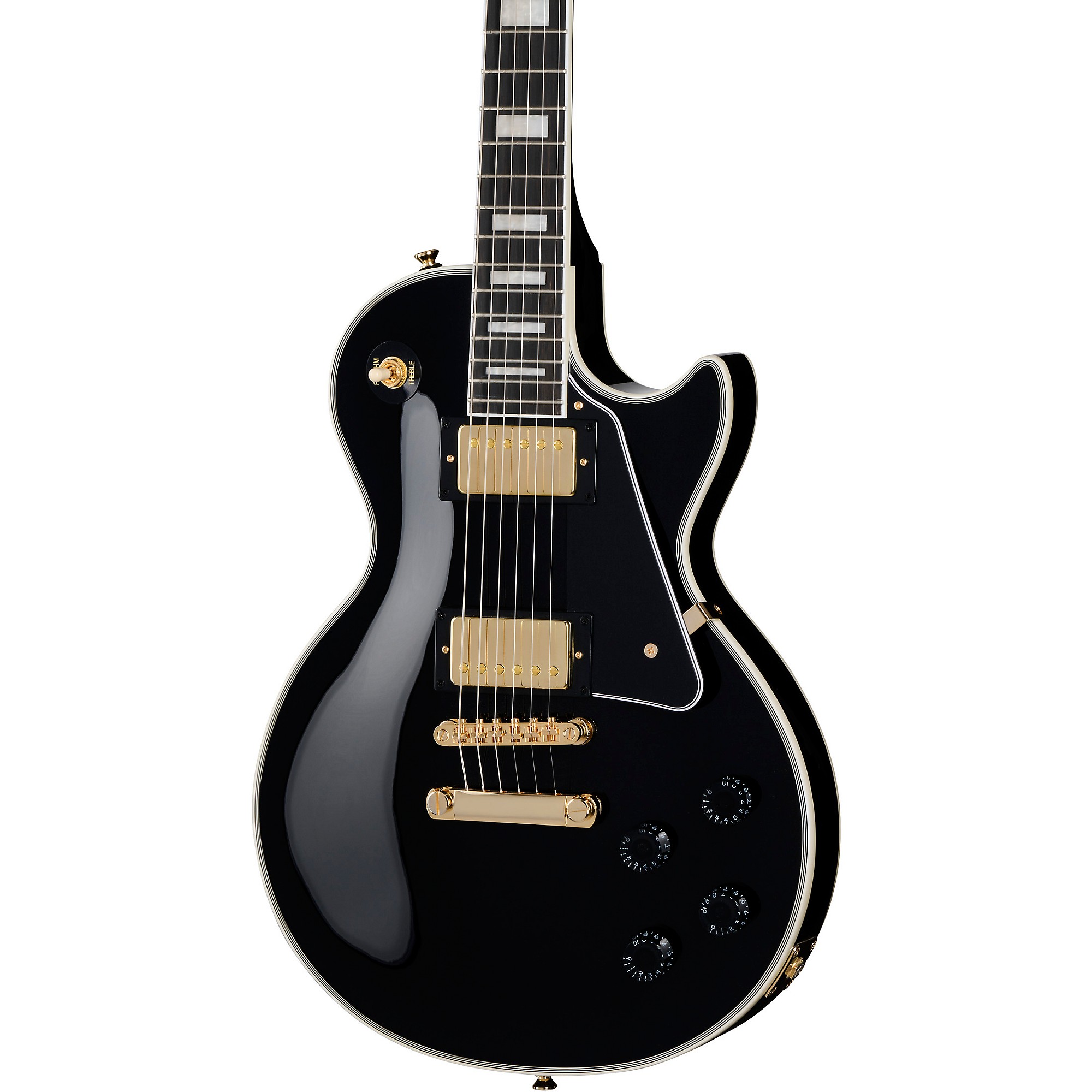 Epiphone Les Paul Custom Electric Guitar Ebony | Guitar Center