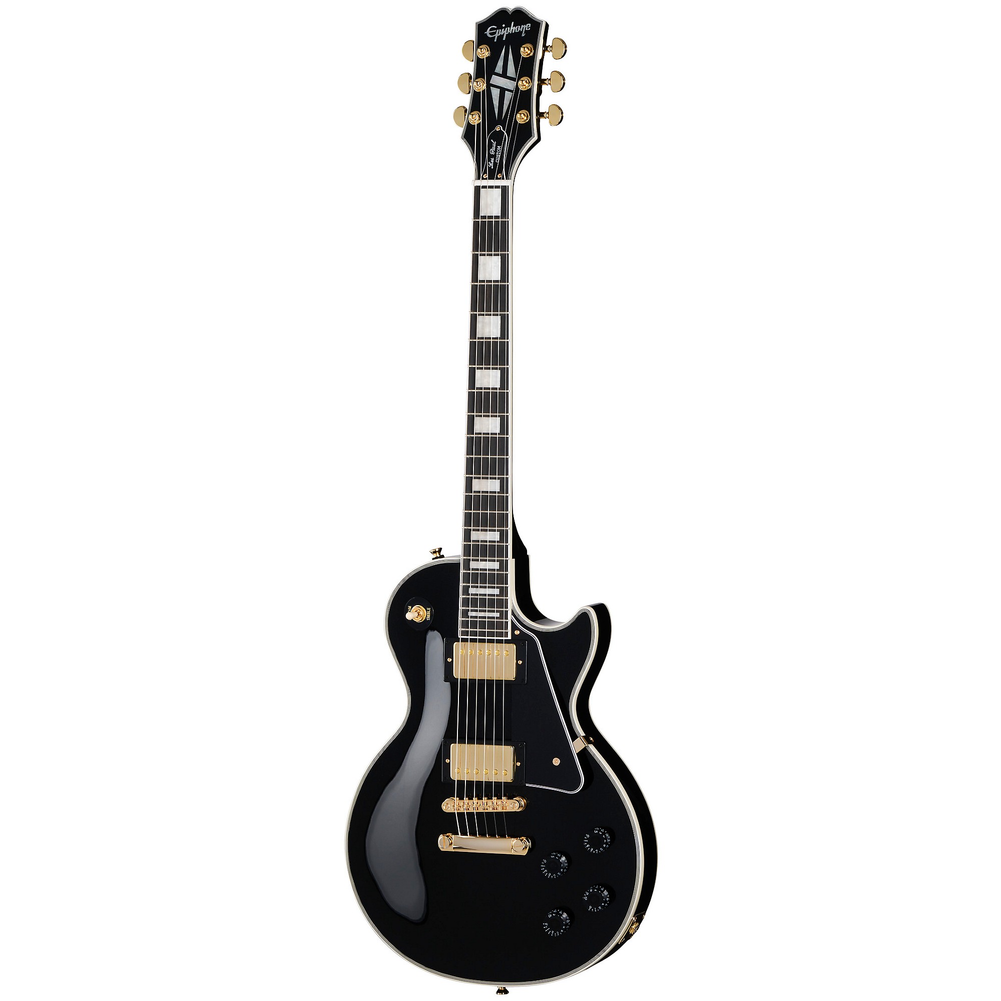 Epiphone Les Paul Custom Electric Guitar Ebony | Guitar Center
