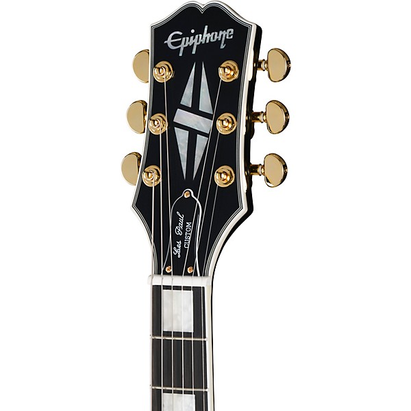 Epiphone Les Paul Custom Electric Guitar Ebony