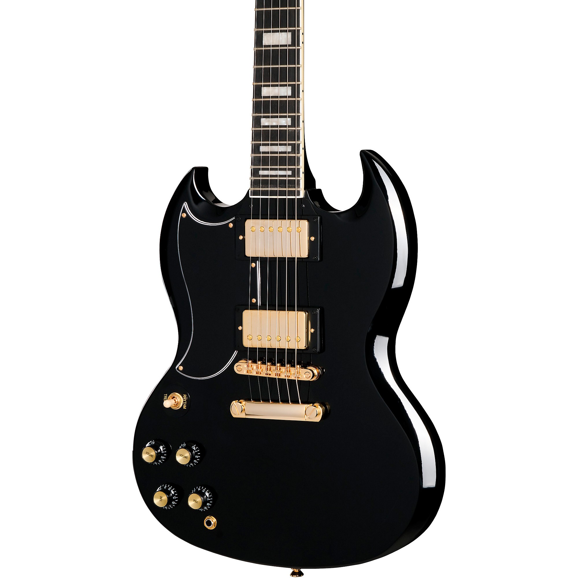 Epiphone SG Custom Ebony レフティ Epiphone SG Custom Left-Handed Electric Guitar Ebony | Guitar Center