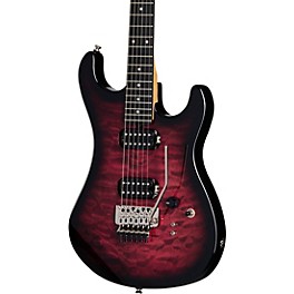 Kramer 84 HH Quilt Electric Guitar Magenta Burst Kramer 84 HH Quilt Electric Guitar Magenta Burst