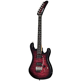 Kramer 84 HH Quilt Electric Guitar Magenta Burst