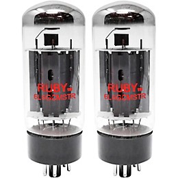 Ruby 6L6GCSMTR Power Vacuum Tube Matched Pair