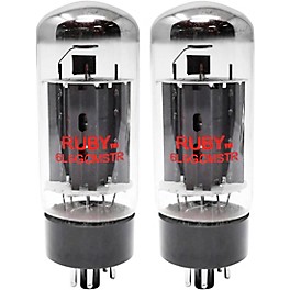 Ruby 6L6GCSMTR Power Vacuum Tube Matched Quad Ruby 6L6GCSMTR Power Vacuum Tube Matched Pair