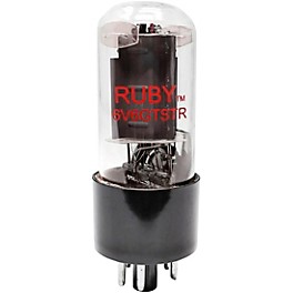 Ruby 6V6GTSTR Power Vacuum Tube Matched Pair Ruby 6V6GTSTR Power Vacuum Tube Single