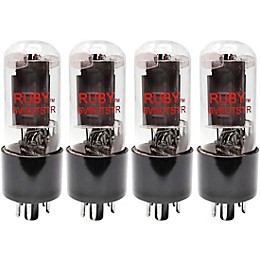 Ruby 6V6GTSTR Power Vacuum Tube Matched Quad