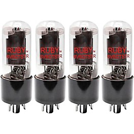 Ruby 6V6GTSTR Power Vacuum Tube Matched Pair Ruby 6V6GTSTR Power Vacuum Tube Matched Quad