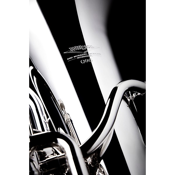 Willson WEUQ90 Q-Series Professional Large Shank Compensating Euphonium Silver Plate