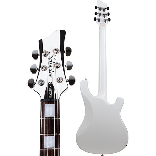 Schecter Guitar Research Stargazer-6 Left Handed Electric Guitar Gloss White