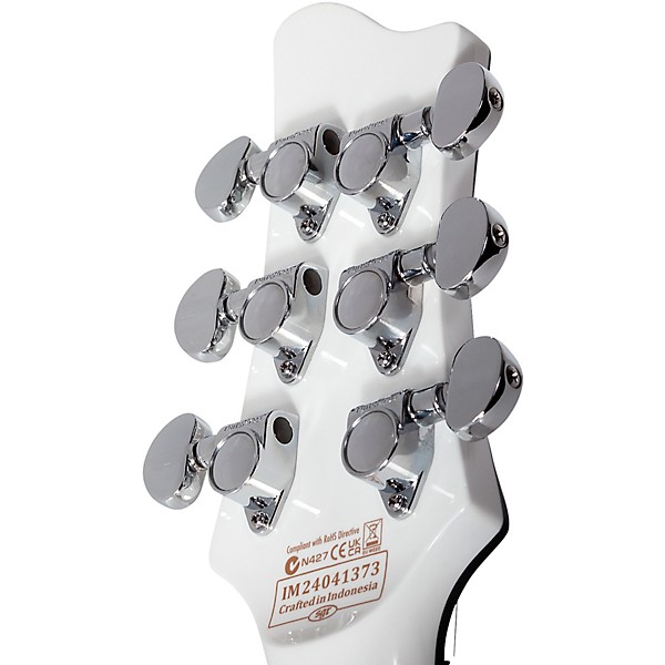 Schecter Guitar Research Stargazer-6 Left Handed Electric Guitar Gloss White