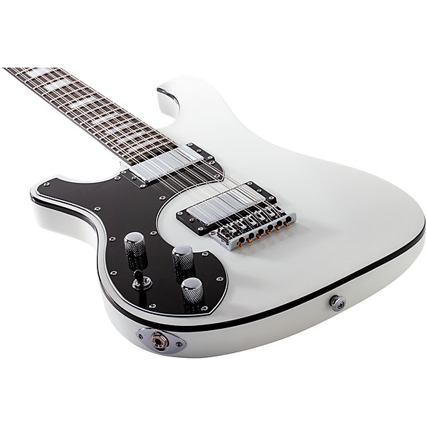 Schecter Guitar Research Stargazer-12 String Left Handed Electric Guitar Gloss White