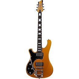 Schecter Guitar Research Stargazer-6 Vibrato Left Handed Electric Guitar Metallic Gold