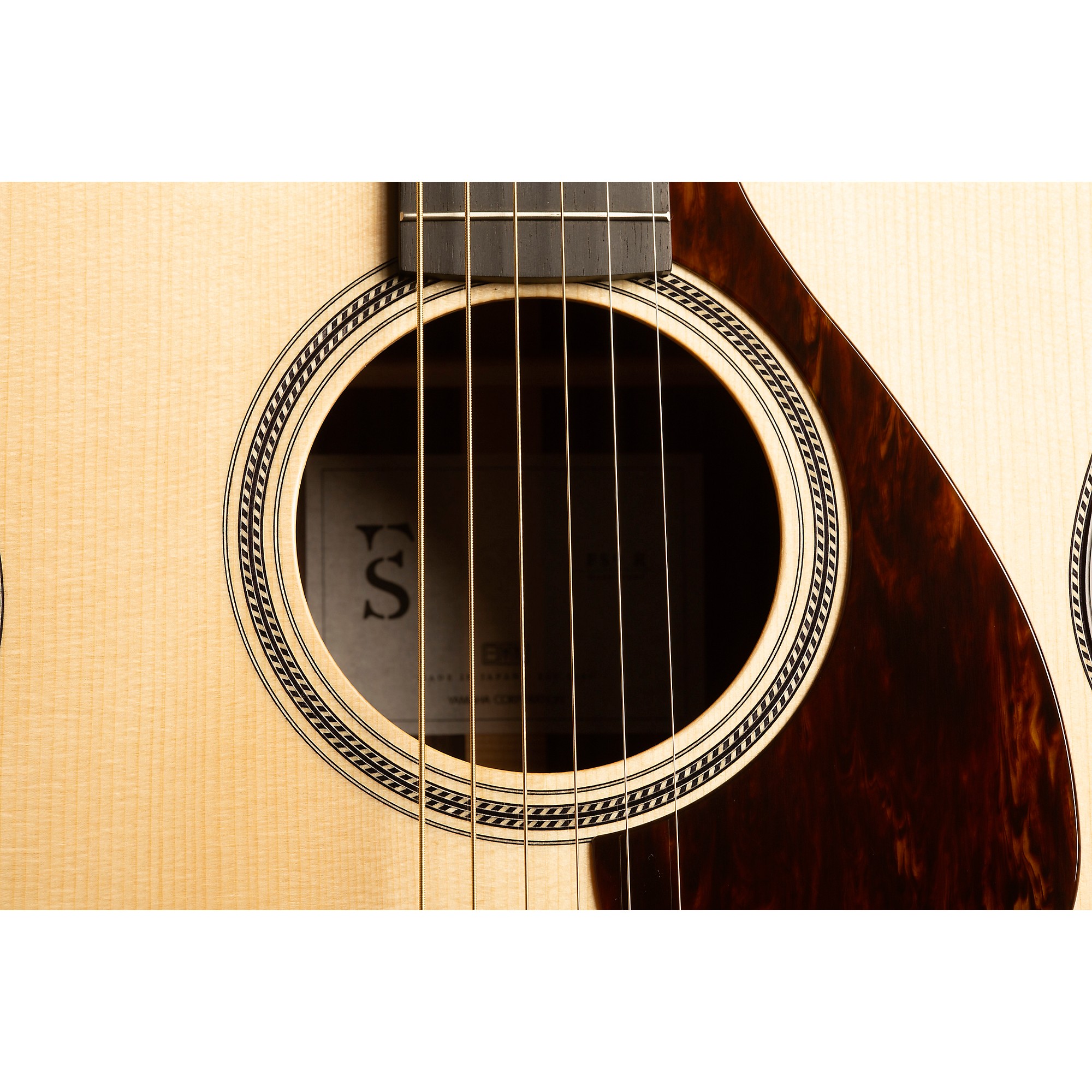 Platinum Yamaha FS9 Rosewood Concert Acoustic Guitar Natural